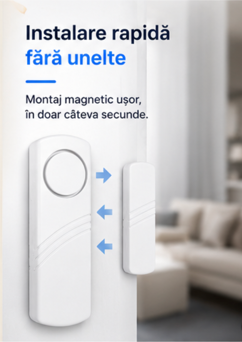 DoorAlert - Alarmă Wireless Ușă