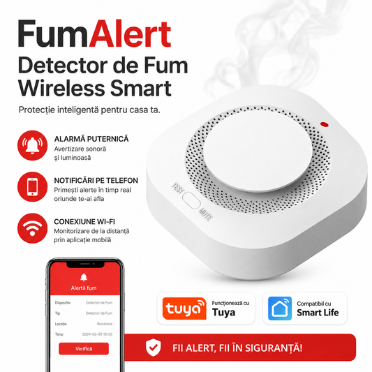 FumAlert- Detector de Fum Wireless Smart