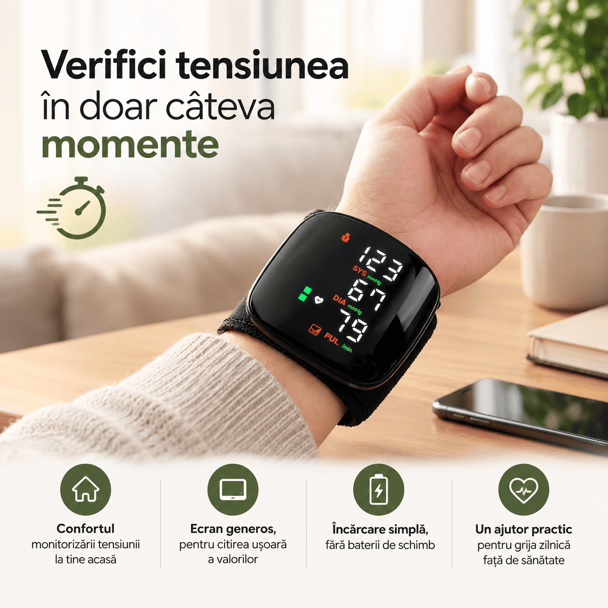 TensiPro – Tensiometru Digital Portabil